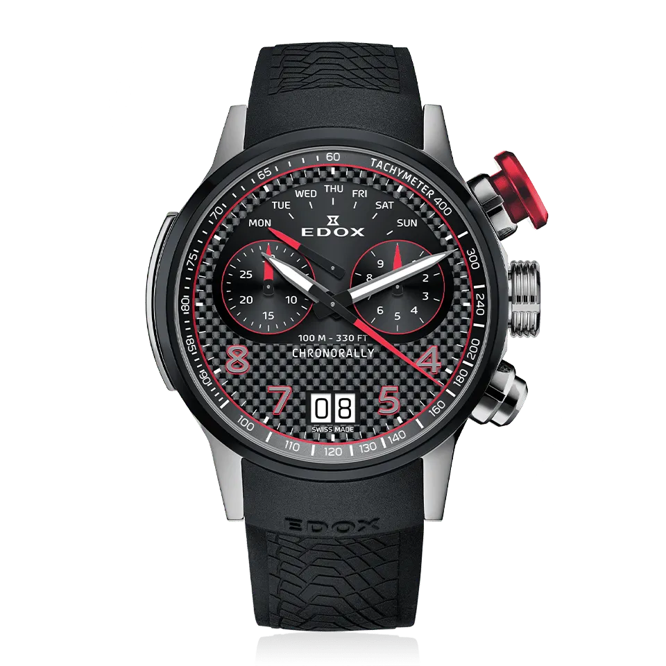 Edox Chronorally Chronograph 45 klokke