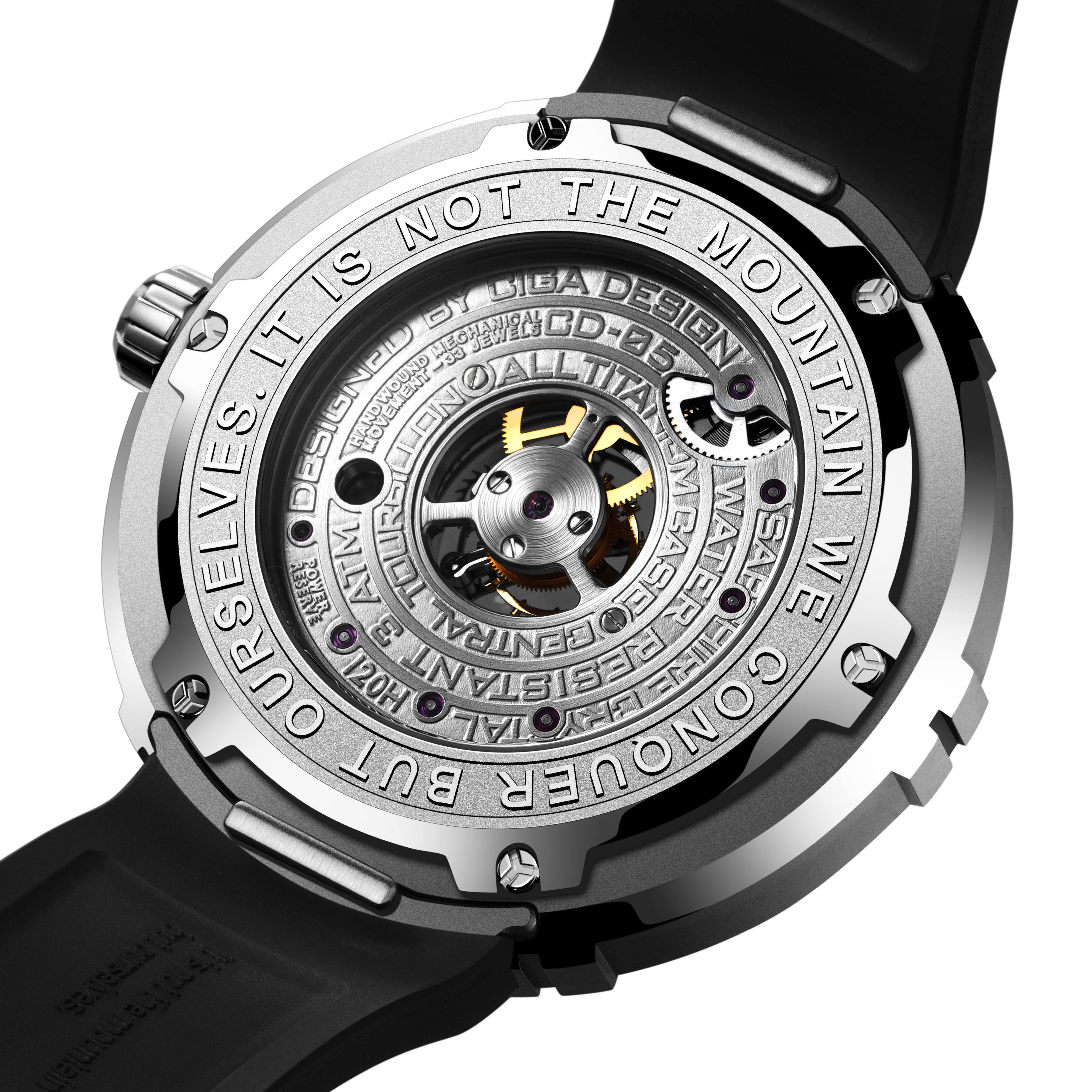 CIGA Design Central Tourbillon Everest herreklokke titan