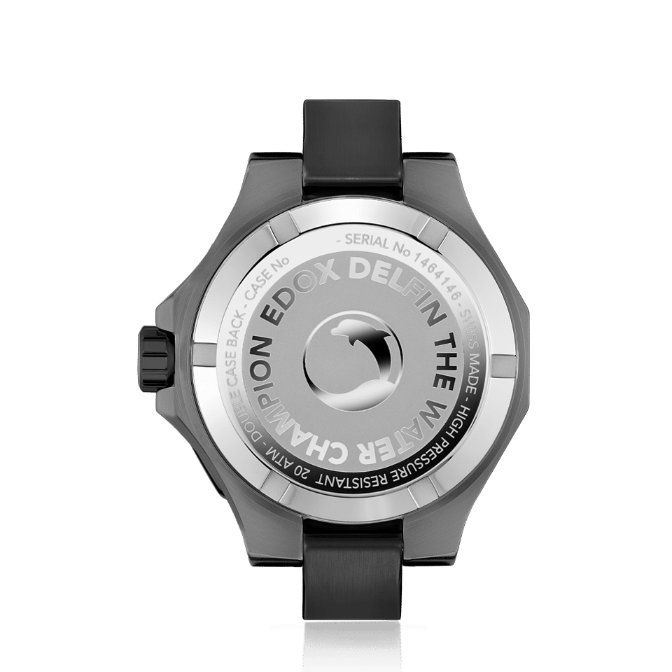 Edox Delfin Day-Date herreklokke automatisk