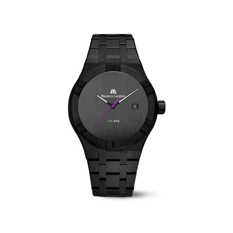 Label Noir Aikon Automatic 42MM klokke svart keramikk