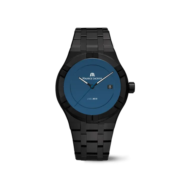 Label Noir Aikon Automatic 42MM klokke keramikk blå skive