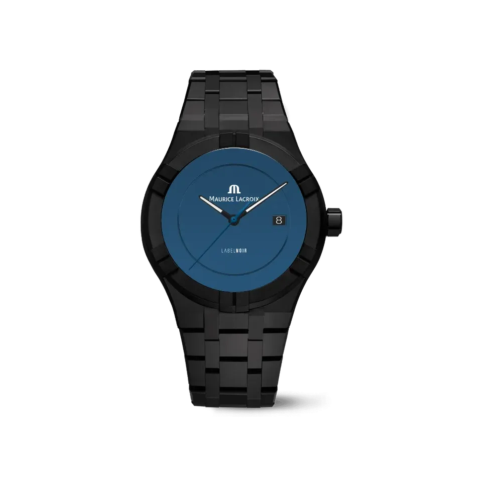 Label Noir Aikon Automatic 42MM klokke keramikk blå skive