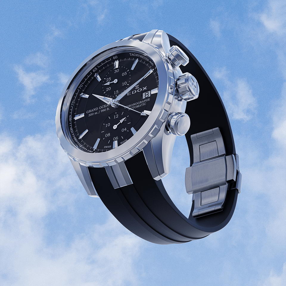 Edox Neptunian Chronograph Automatic klokke automatisk