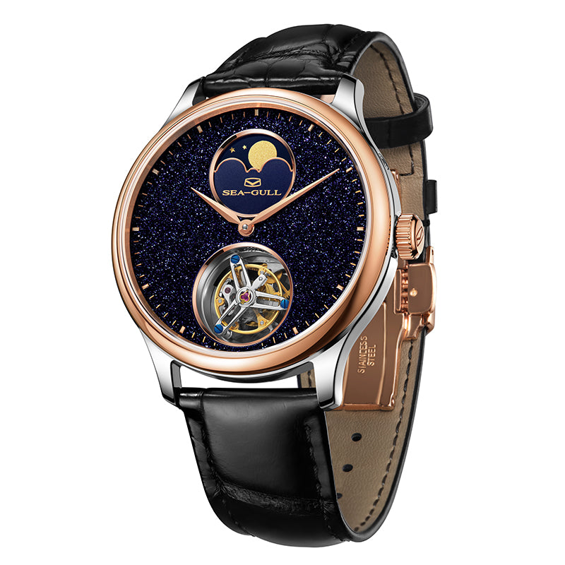 Sea-gull Artisan 818.32.8832 armbåndsur blå 42mm