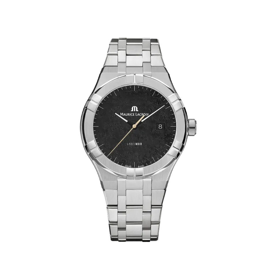 Label Noir Aikon Automatic 42MM klokke sort railroad