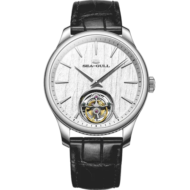Sea-gull 818.12.8850 herreklokke hvit automatisk