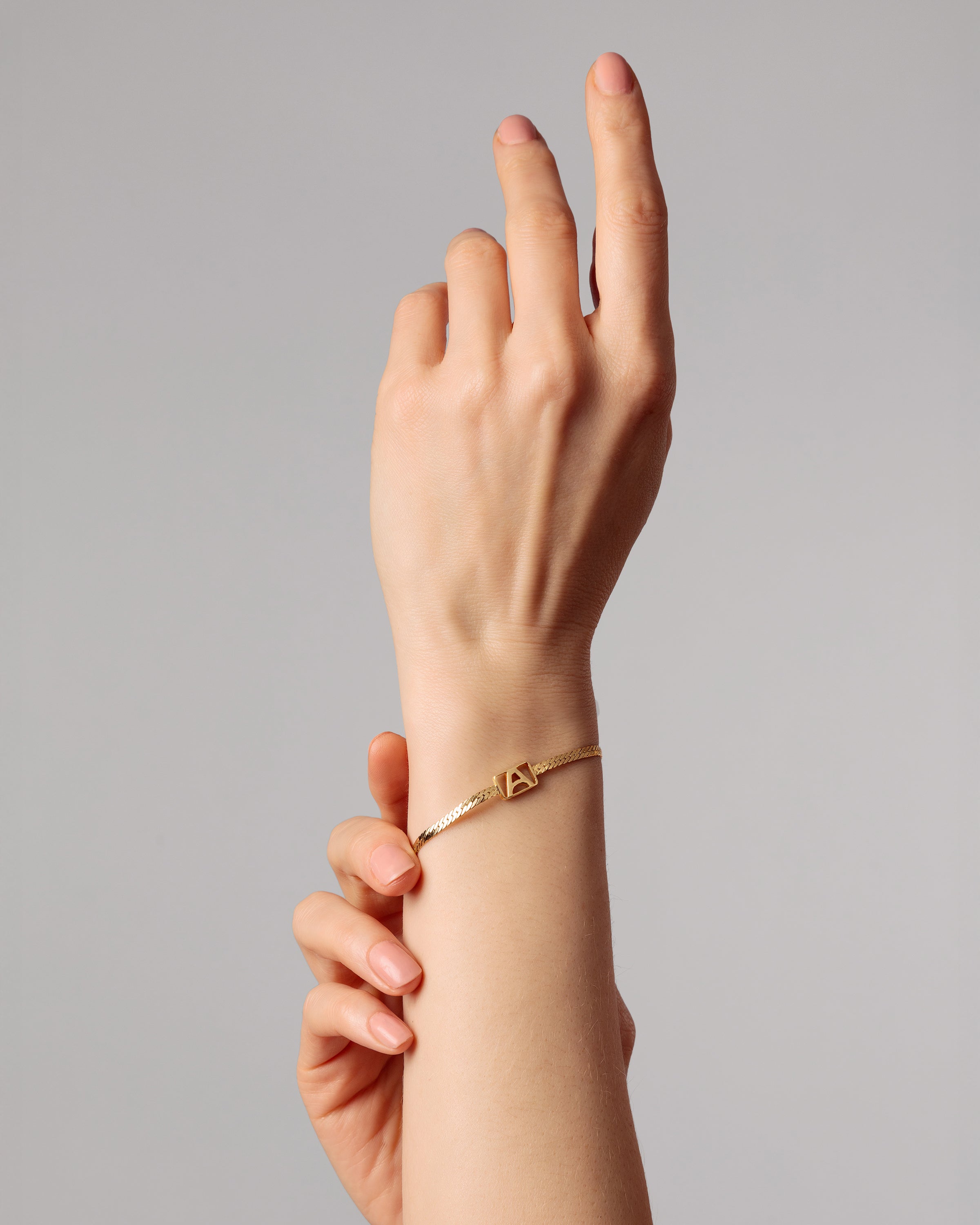 Armitron Herringbone armbånd roségull logo
