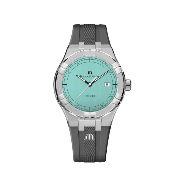 Label Noir Aikon Automatic 42MM klokke lyseblå gummirem