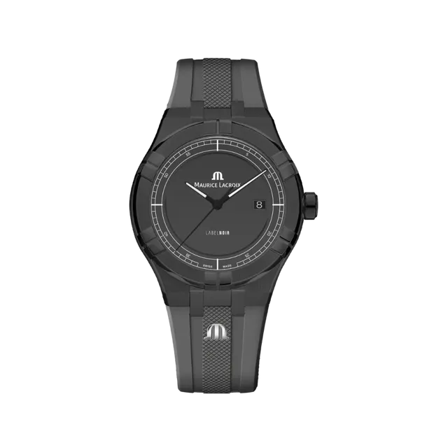 Label Noir Aikon Automatic 42MM klokke PVD grå gummi