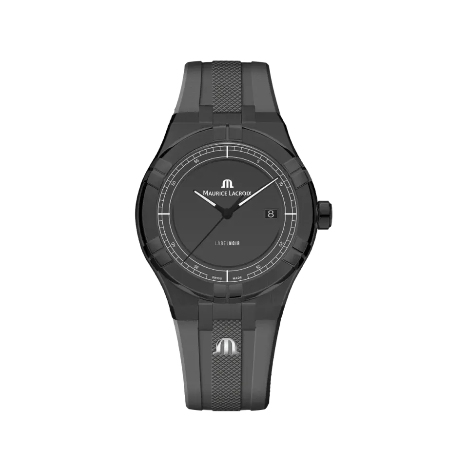 Label Noir Aikon Automatic 42MM klokke PVD grå gummi