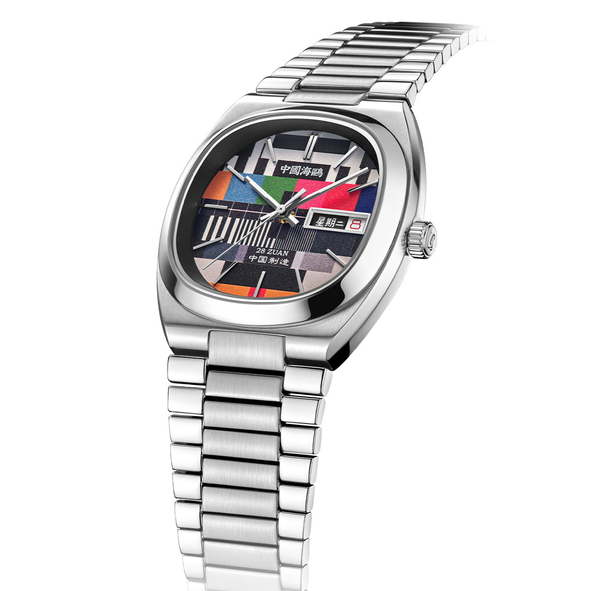 Sea-gull TV Dial 826.92.1051 herreklokke tonneau 36 mm
