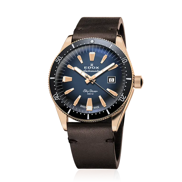 Edox SkyDiver Date Automatic herreklokke limited edition