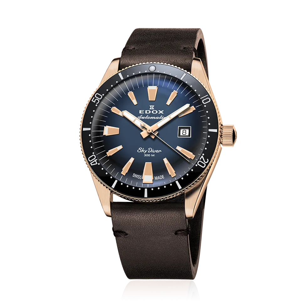 Edox SkyDiver Date Automatic herreklokke limited edition