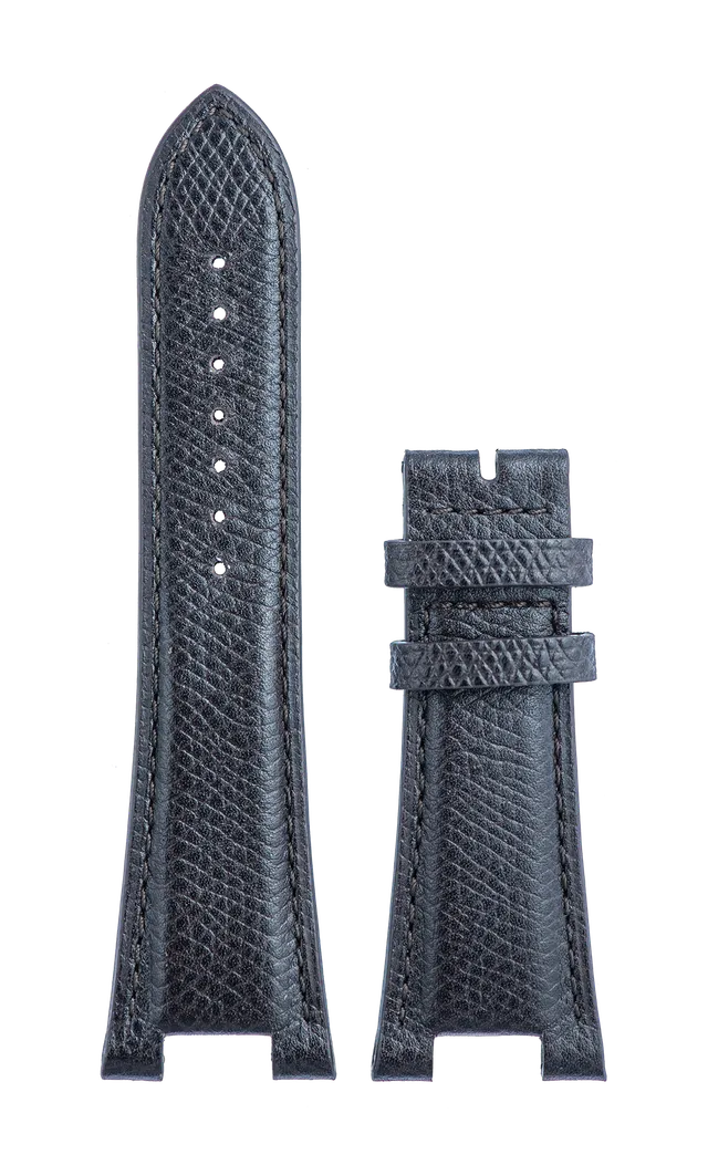 Speake-Marin Ripples Brown Grained Calf Leather klokkereim