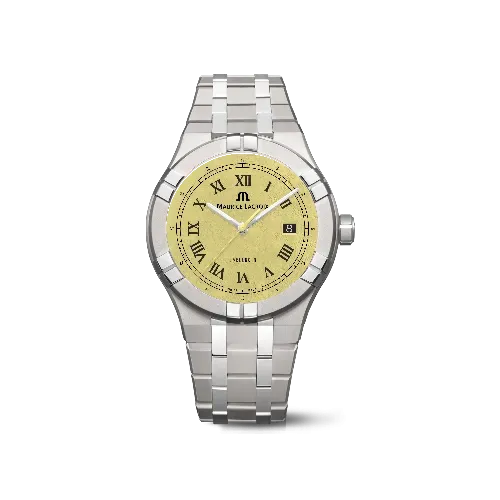 Label Noir Aikon Automatic 42MM klokke titan svart gul