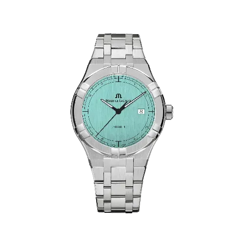 Label Noir Aikon Automatic 42MM klokke stål lyseblått