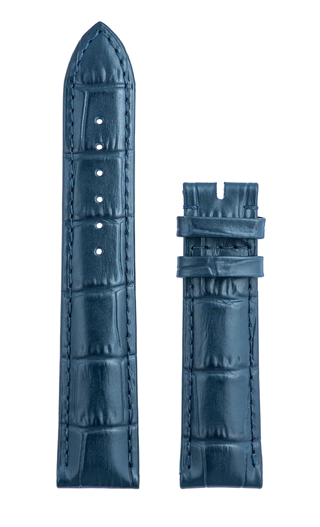 Speake-Marin Piccadilly Dark Blue Alligator klokkereim