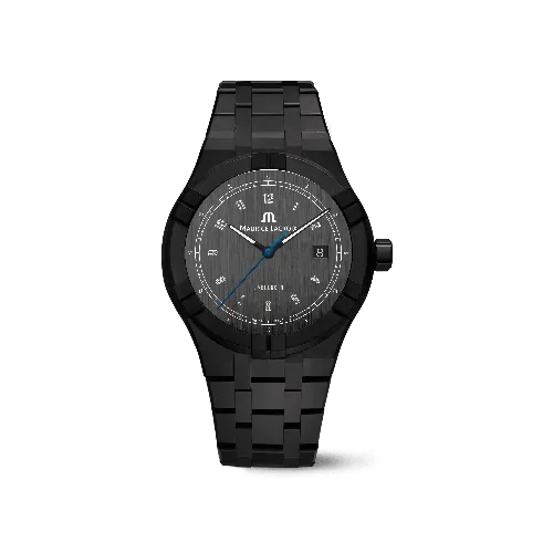 Label Noir Aikon Automatic 42MM klokke svart blå viser