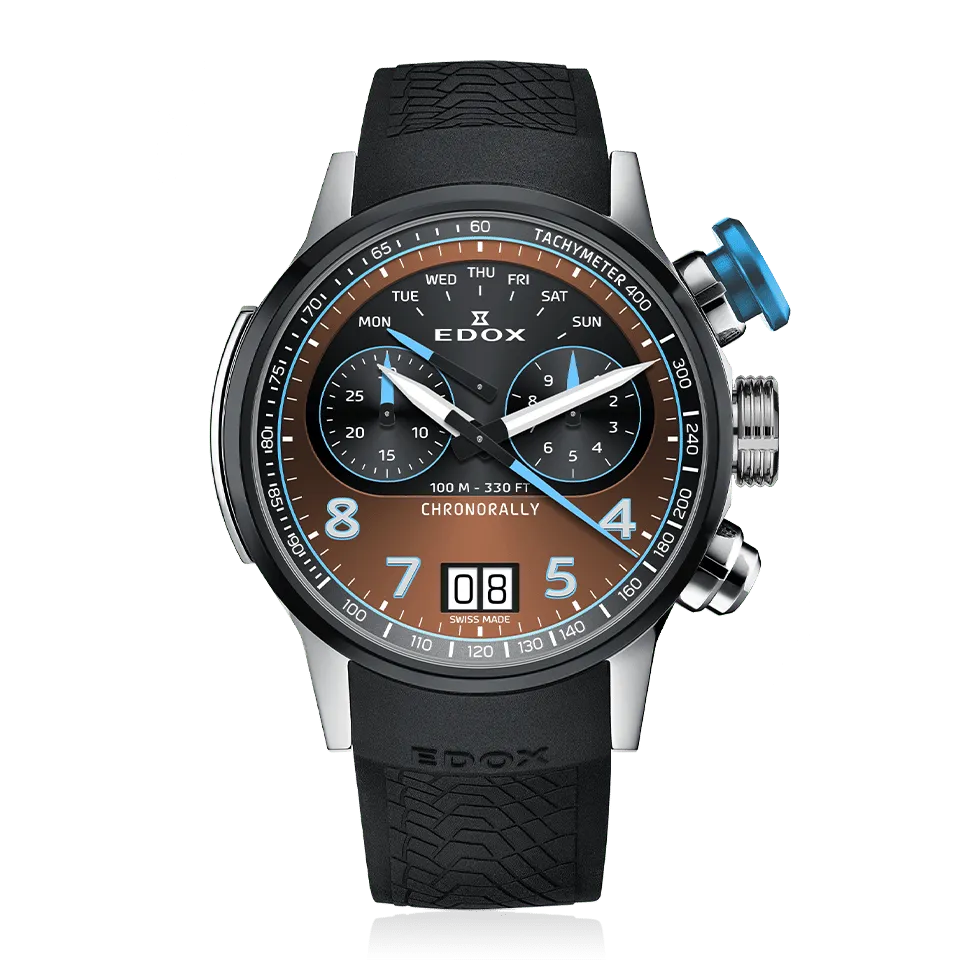 Edox Chronorally Chronograph 45 herreklokke motorsport