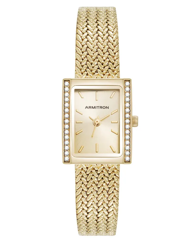 Armitron Athena dameklokke 18mm gull mesh