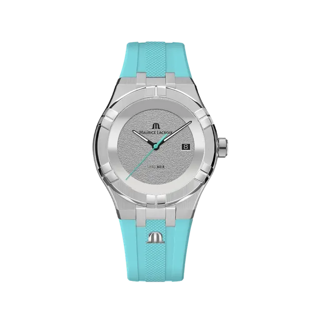 Label Noir Aikon Automatic 42MM klokke gummi blå