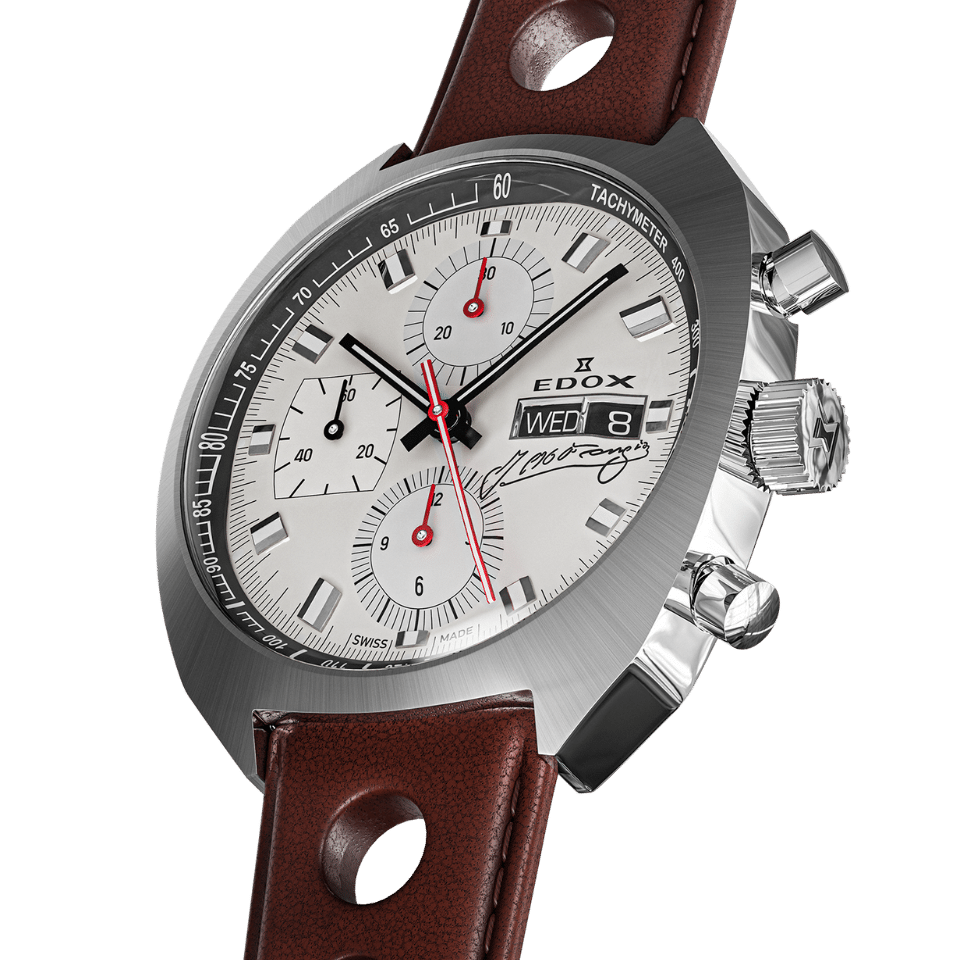Edox Chronograph Automatic Fangio Limited Edition herreklokke motorsport