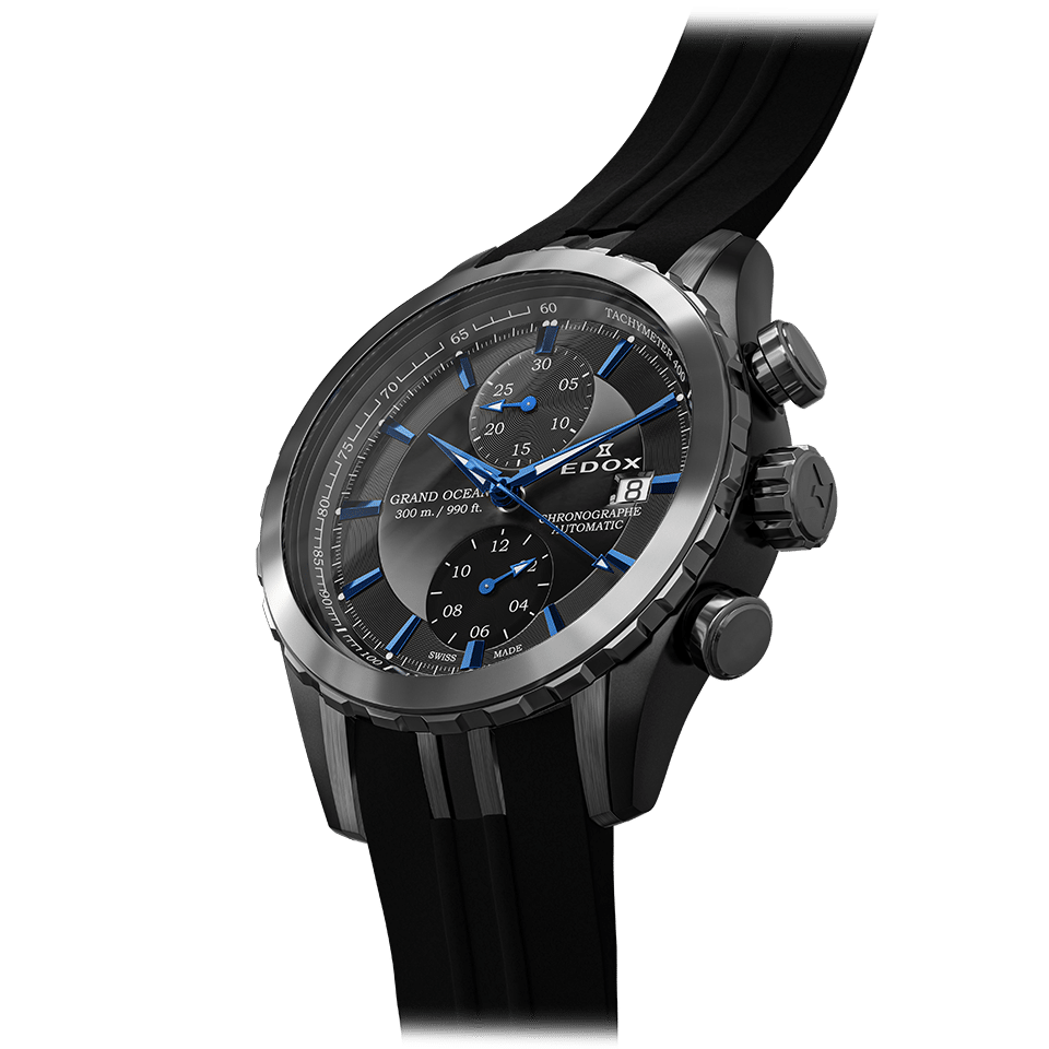 Edox Grand Ocean Chronograph Automatic herreklokke automatisk