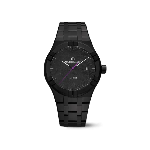 Label Noir Aikon Automatic 42MM klokke keramikk svart lilla