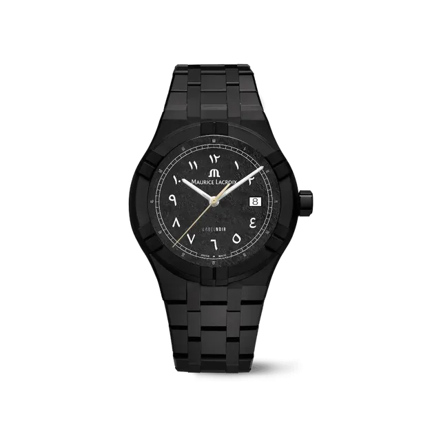 Label Noir Aikon Automatic 42mm klokke hvit arabisk
