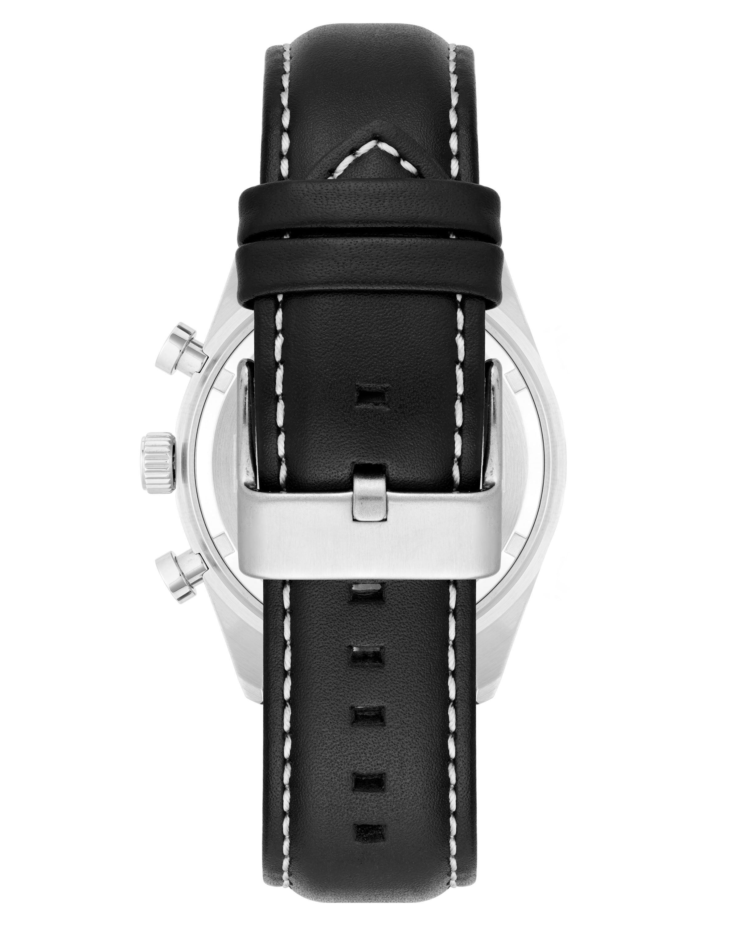 Armitron Lloyd 42mm herreklokke sølv svart