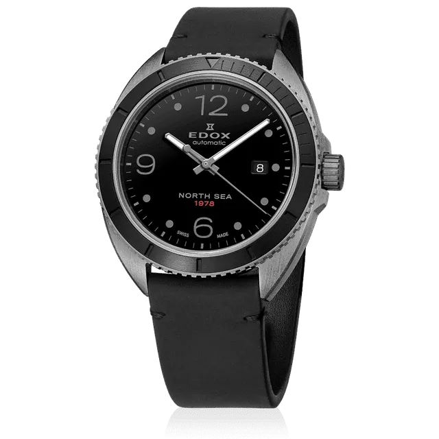 Edox North Sea 1978 Date Automatic herreklokke