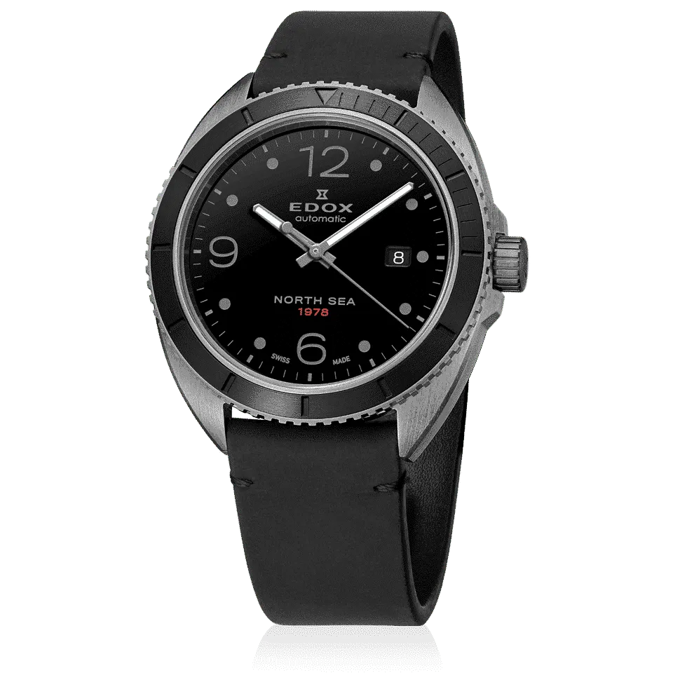 Edox North Sea 1978 Date Automatic herreklokke