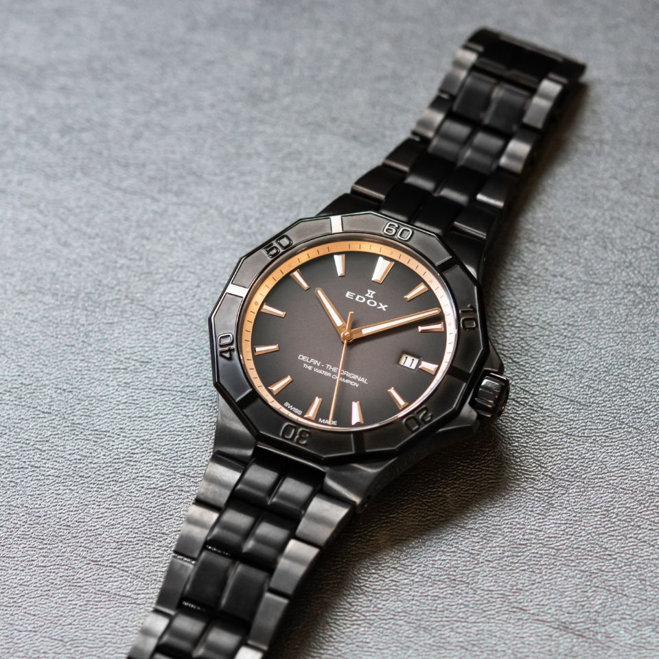 Edox Date herreklokke med dato