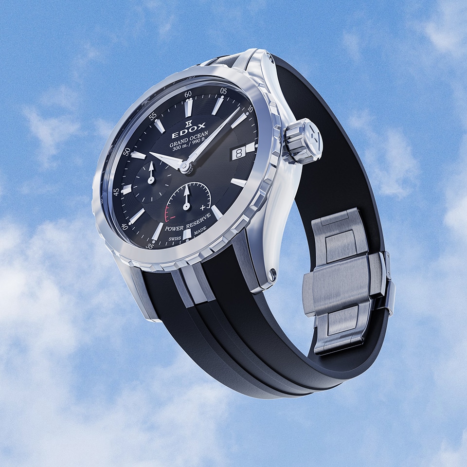 Edox Power Reserve Automatic herreklokke