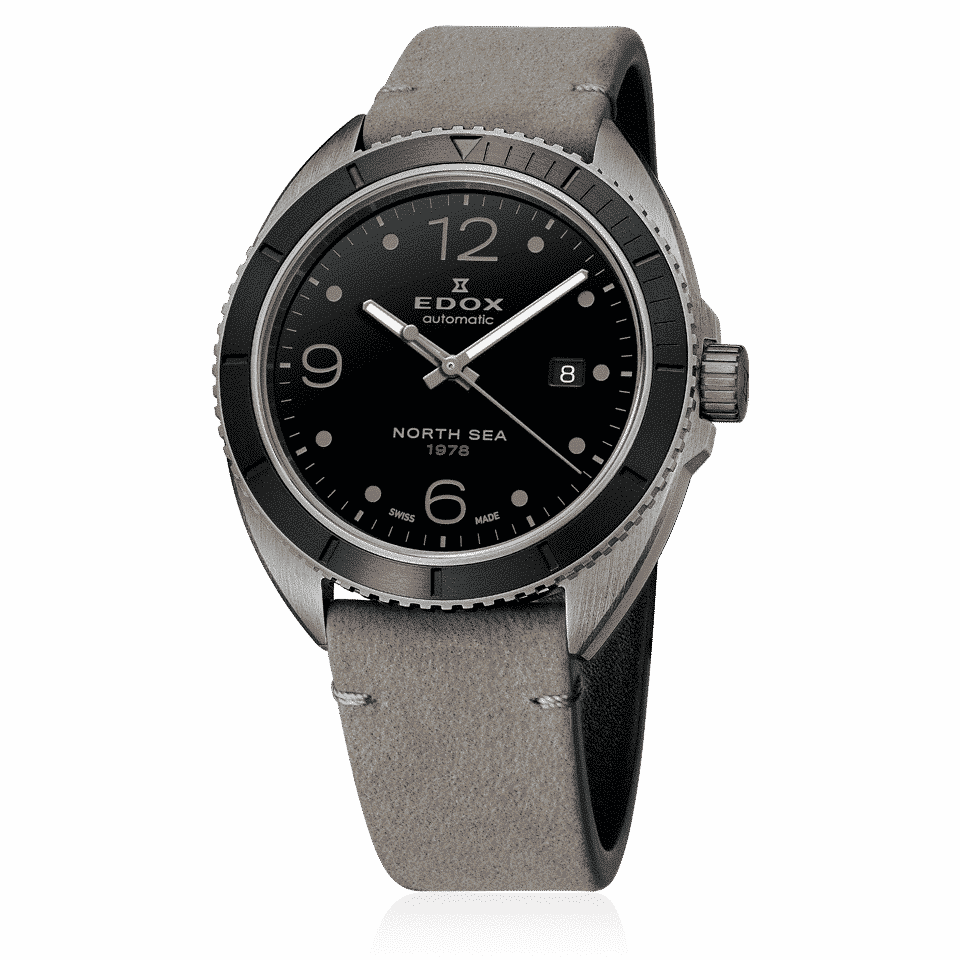 Edox North Sea 1978 Date Automatic herreklokke