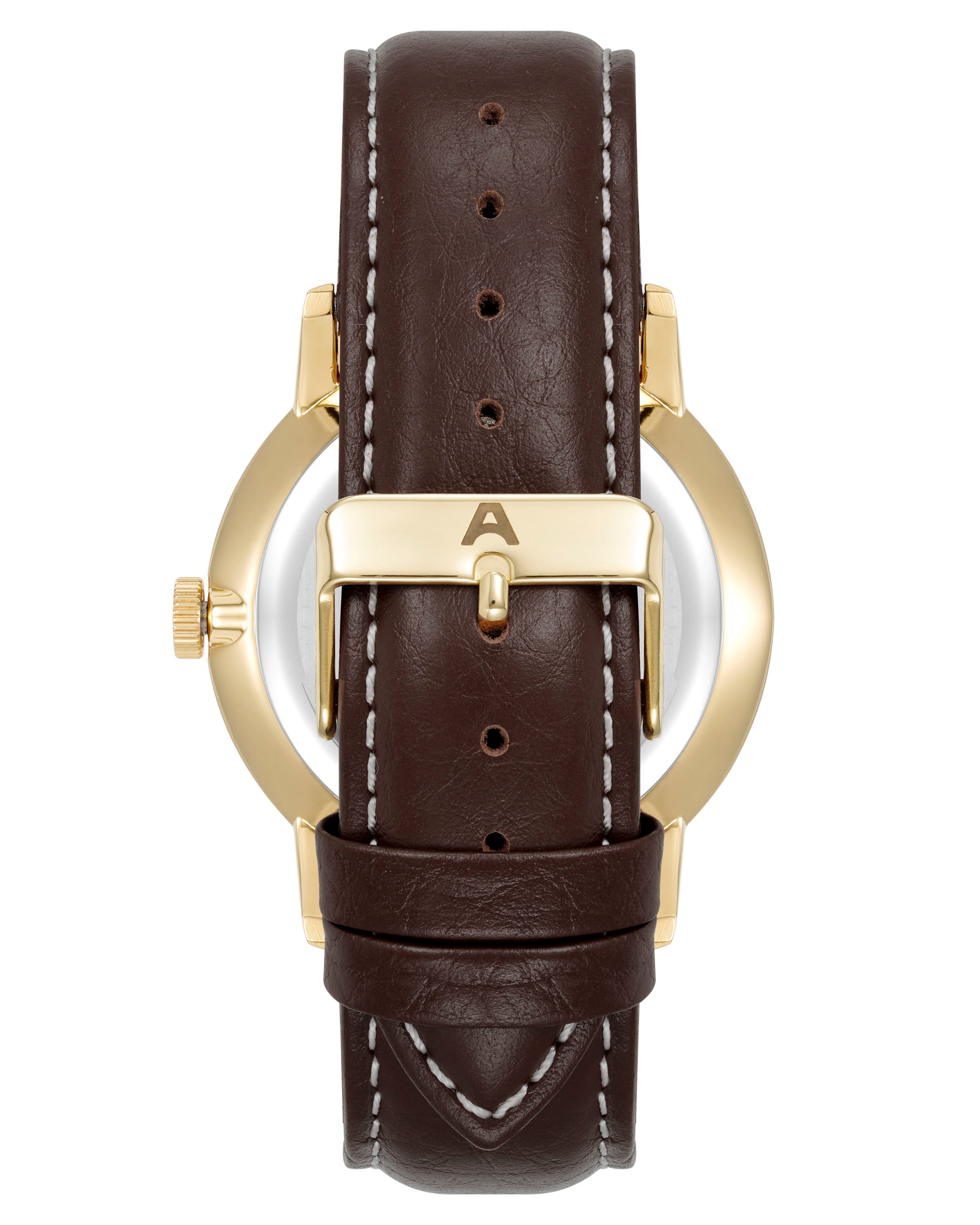 Armitron Hudson 42mm herreklokke brunt skinn kronograf