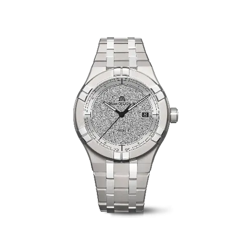 Label Noir Aikon Automatic 42MM herreklokke titan stålgrå