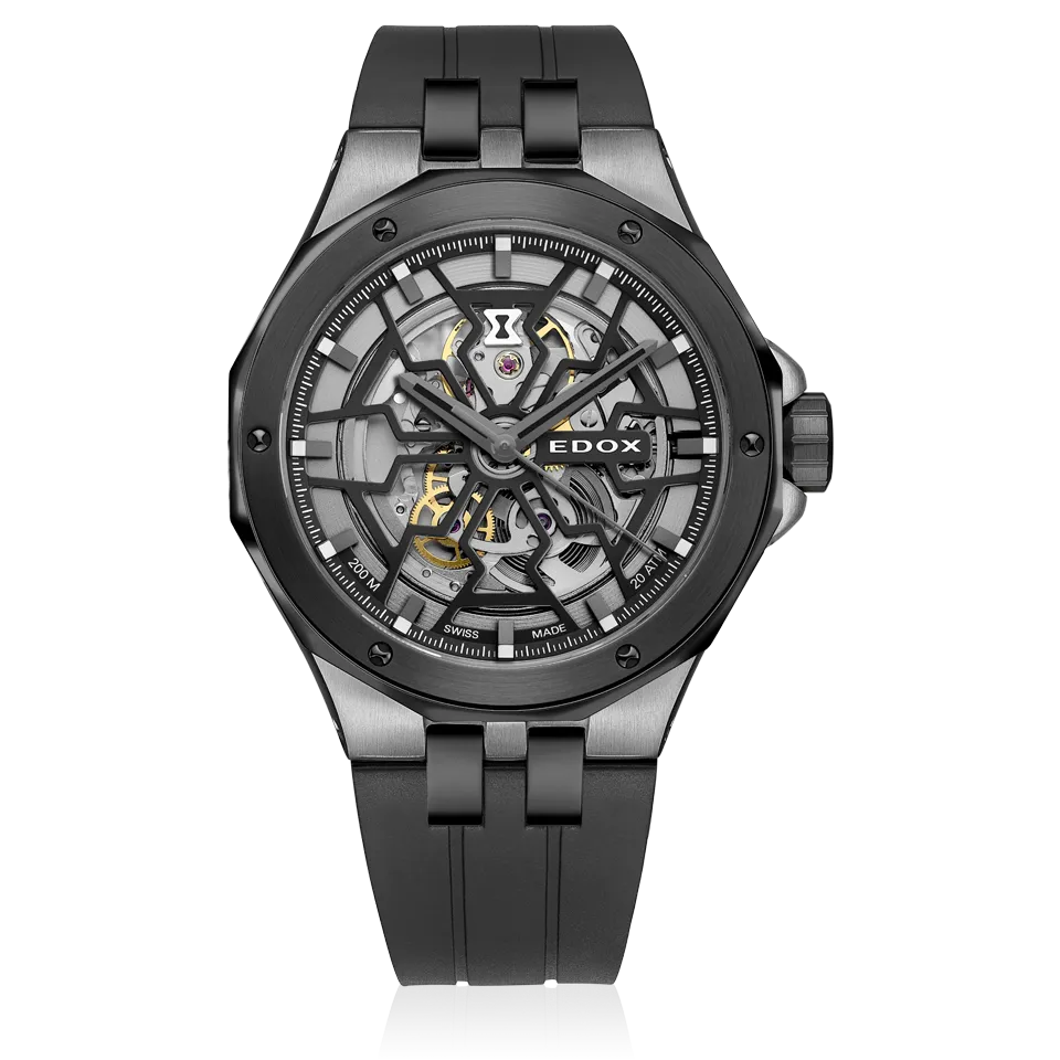 Edox Mecano Automatic herreklokke åpen