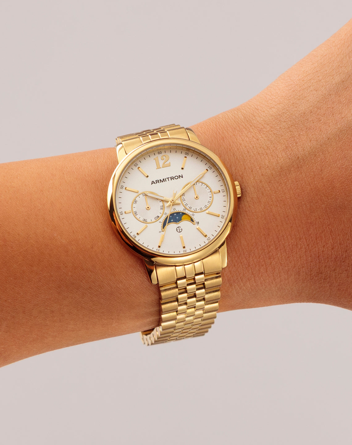 Armitron Eugen 42mm Gold herreklokke