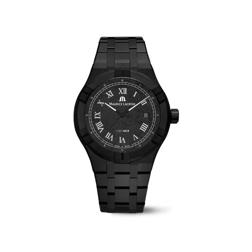 Label Noir Aikon Automatic 42MM klokke keramikk romertall
