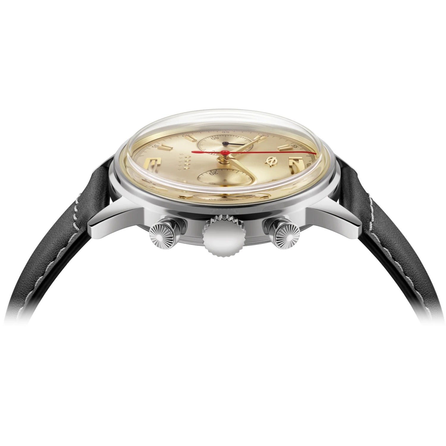 Sea-gull 1963 D304 kronograf herreklokke champagne 40mm