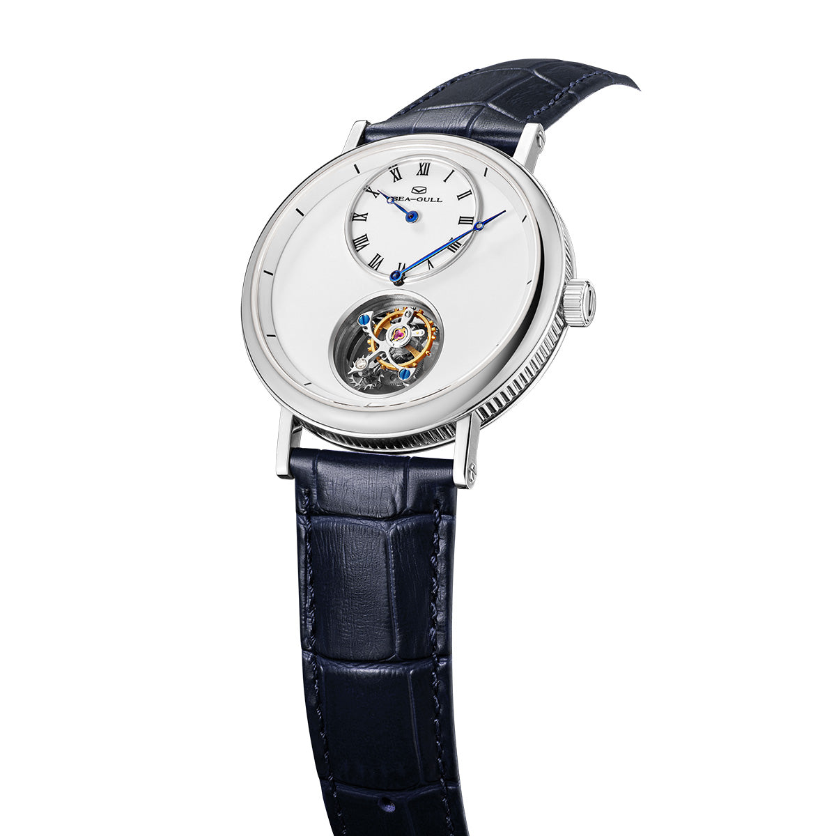 Sea-gull Artisan Heritage 39mm herreklokke emalje