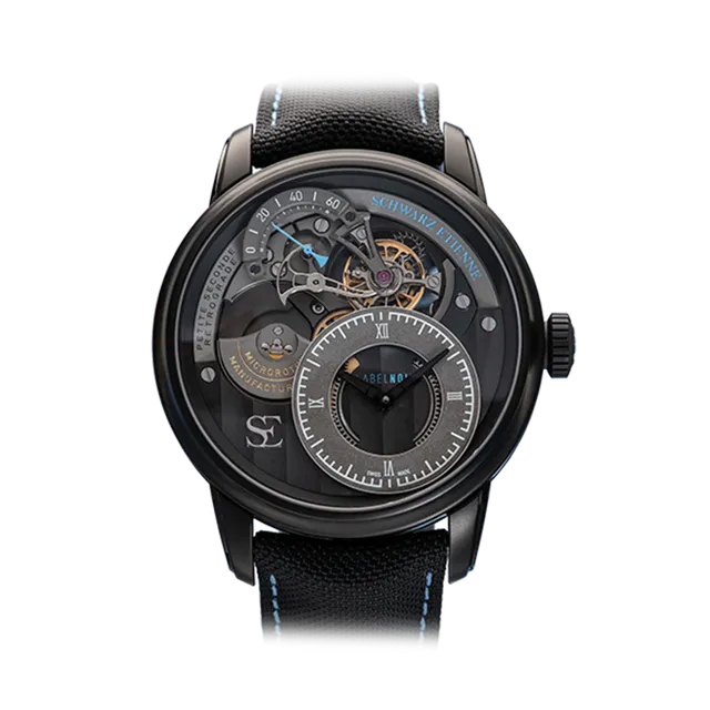 Label Noir Petite Seconde Rétrograde Tourbillon klokke unik