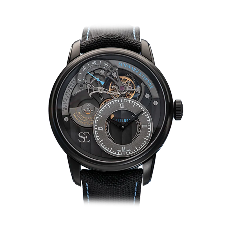 Label Noir Petite Seconde Rétrograde Tourbillon klokke unik