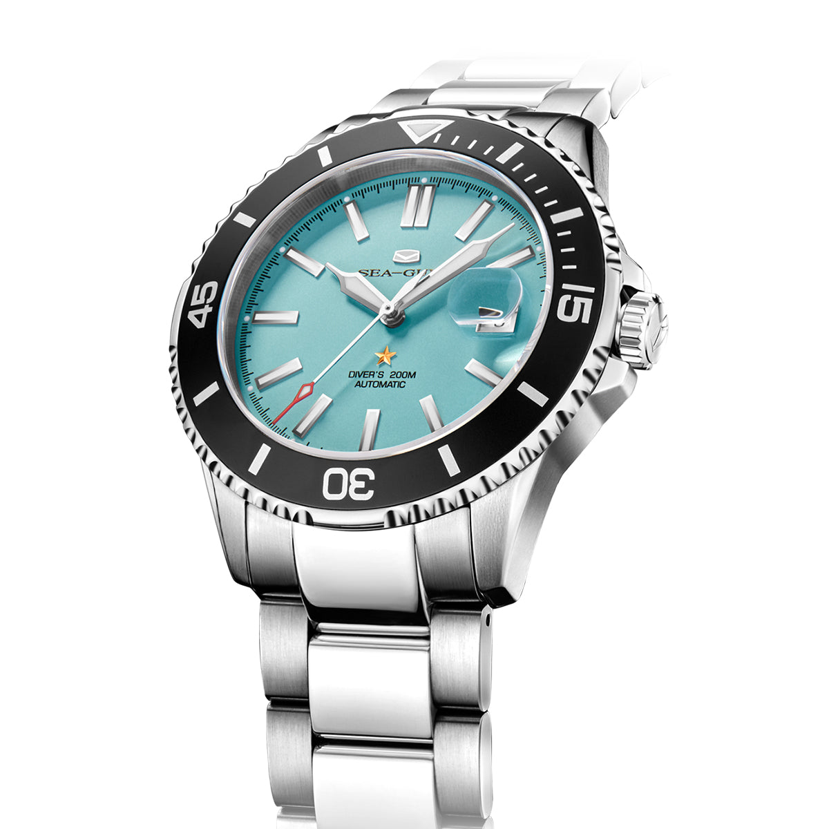 Sea-gull Ocean 816.52.1523A klokke mintgrønn 44mm