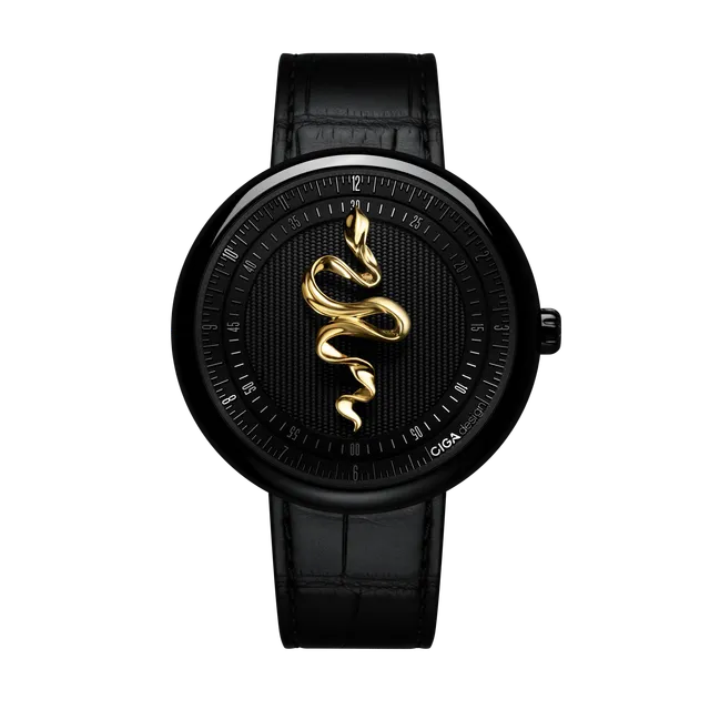 CIGA Design Legend Serpent mekanisk klokke 18k gull