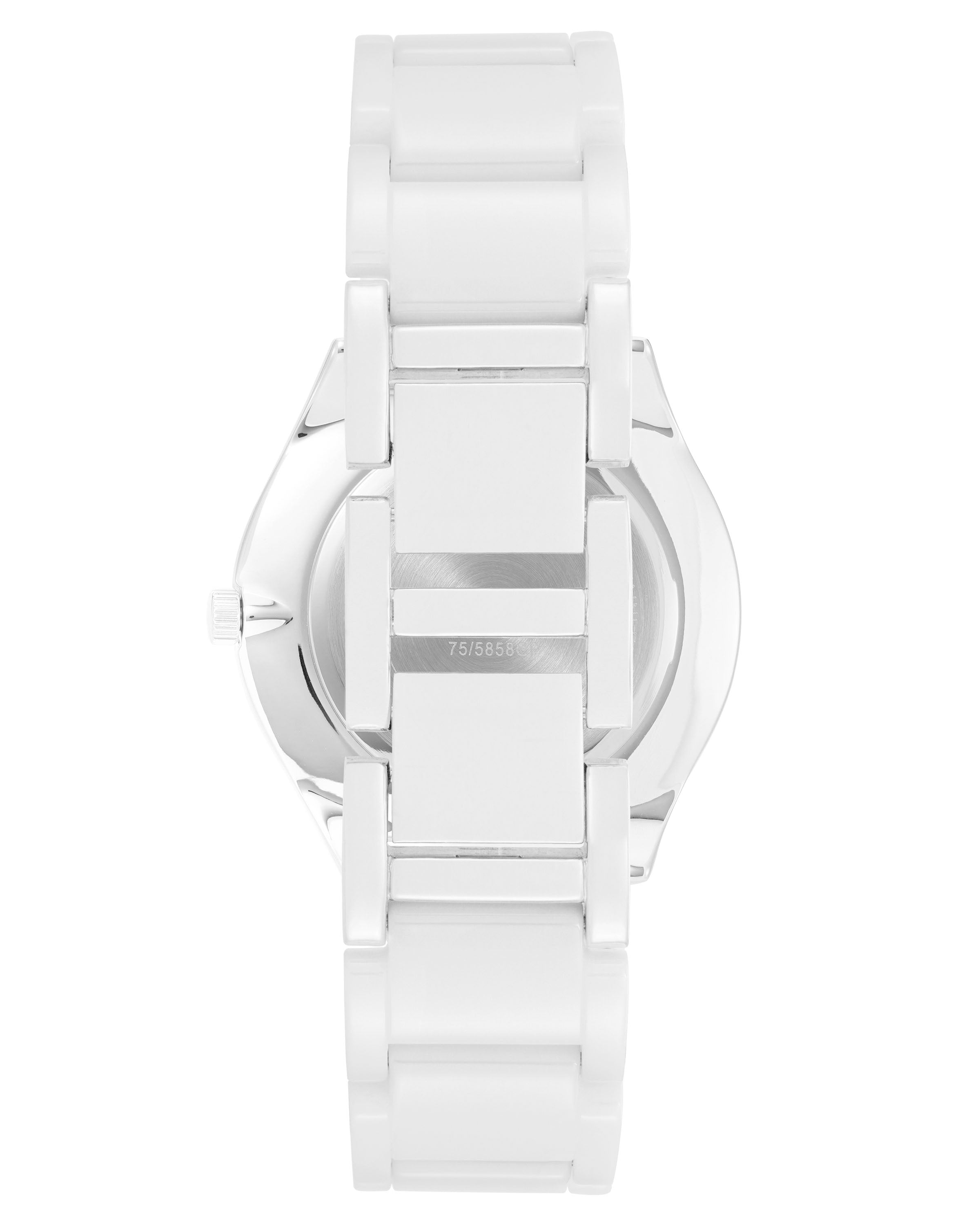 Armitron Jalyn 36mm dameklokke hvit keramikk