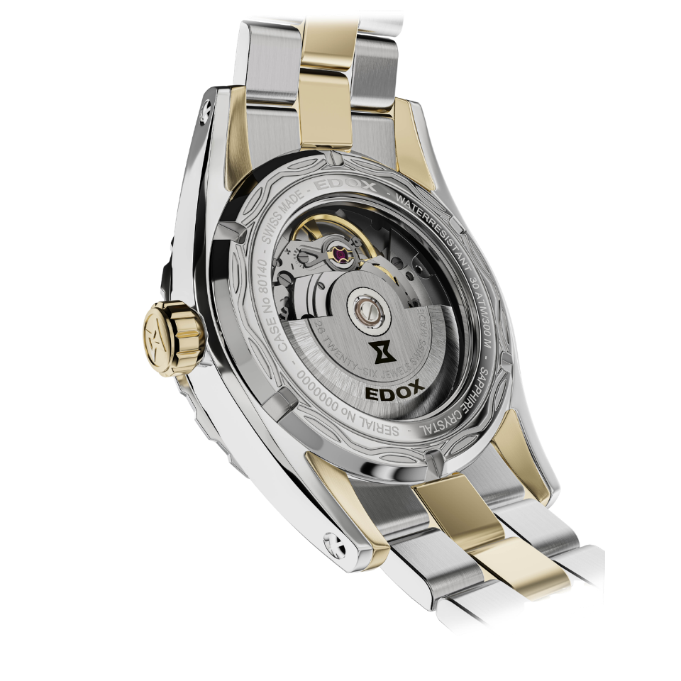 Edox Automatic herreklokke havblå