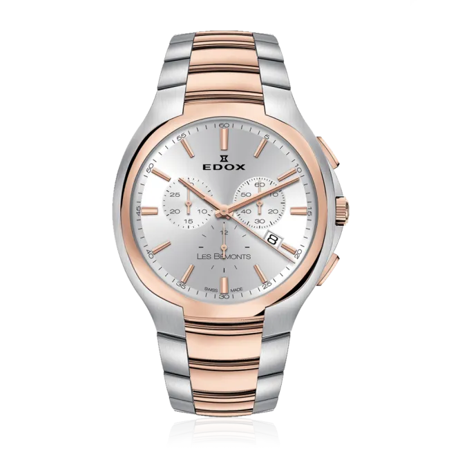 Edox Les Bémonts Ultra Slim Chronograph herreklokke