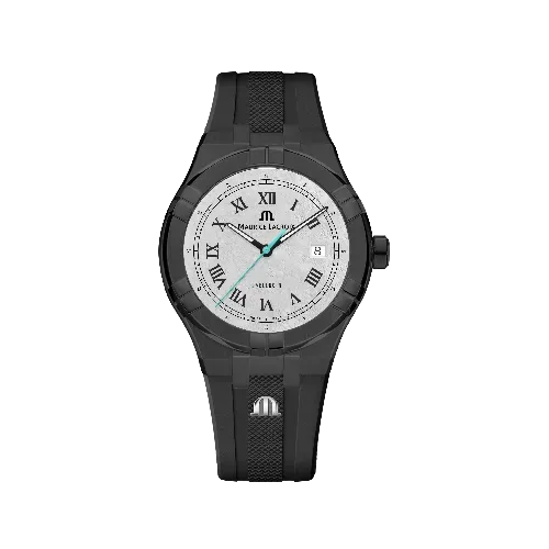 Label Noir Aikon Automatic 42MM klokke hvit laser gummi